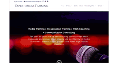 Desktop Screenshot of expertmediatraining.com